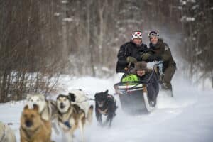 Faire du chien de traineaux en Haute-Savoie